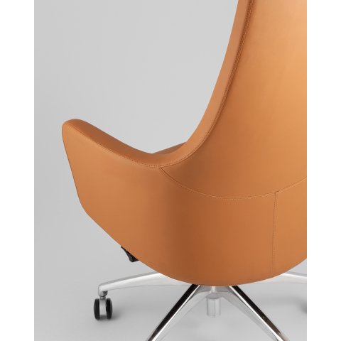 Кресло руководителя TopChairs Ferris коричневое