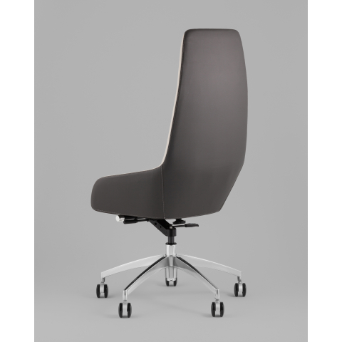 Кресло руководителя TopChairs Soulo светло-серый, серый