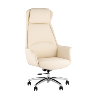 Кресло руководителя TopChairs Viking New (новая модель) бежевое