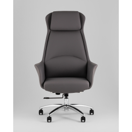 Кресло руководителя TopChairs Viking NEW серое