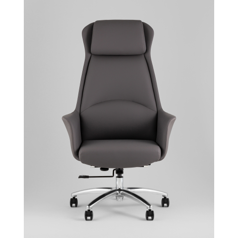Кресло руководителя TopChairs Viking NEW серое