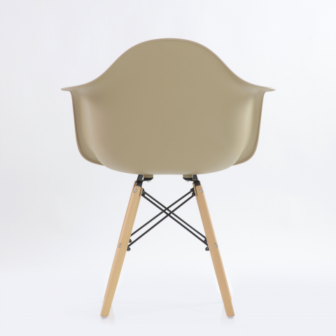 Кресло Eames DAW капучино (темно-бежевый)