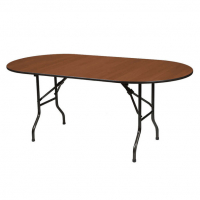 Овальный банкетный стол Прайм складной 1800x900 мм