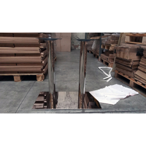 Подстолье 1065EM из хромированного металла