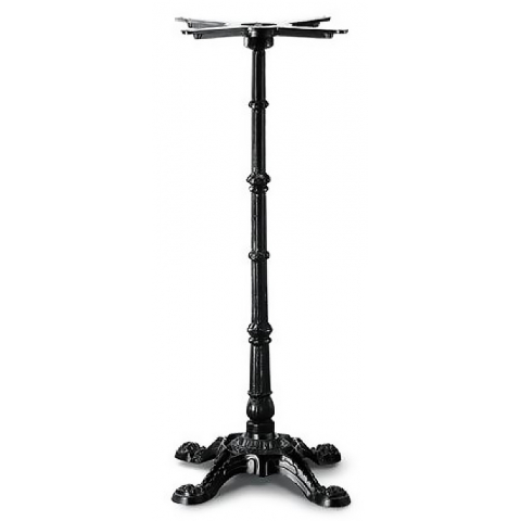 Чугунное подстолье Paris барное цвет черный