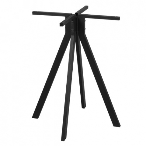 Подстолье Tapas: металлическая черная опора в стиле лофт