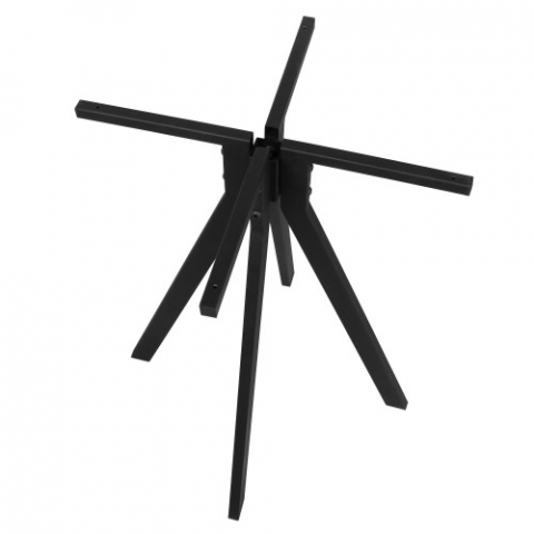 Подстолье Tapas: металлическая черная опора в стиле лофт