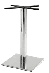 Подстолье Фаво с круглой хромированной опорой