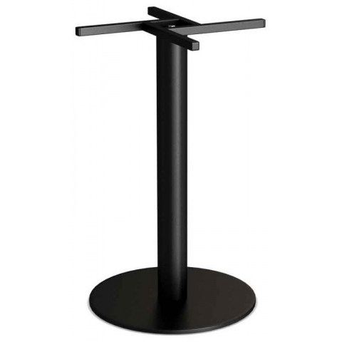 Подстолье Палермо 400 круг: черная металлическая опора