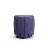 Пуф круглый со стежкой