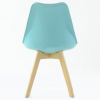 Стул Sephi экокожа бирюзовая PU ножки деревянные