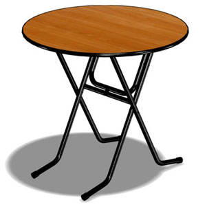 Круглый складной стол Окленд d=700 мм