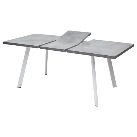 Стол BRICK M 140 Бетон Портленд Белый
