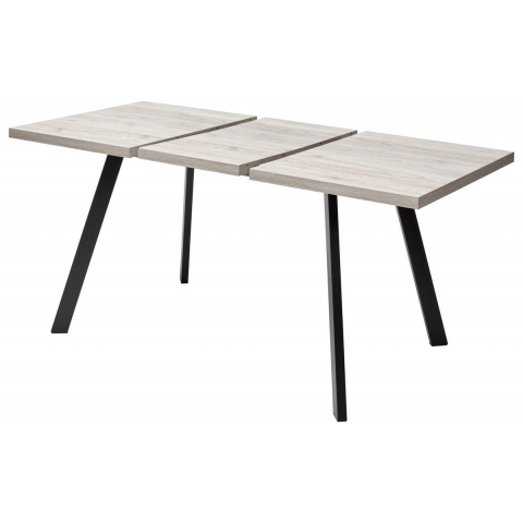 Стол BRICK M 140 Дуб Анкона Черный