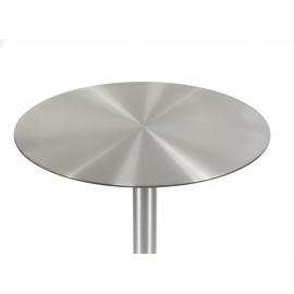 Столешница круглая из нержавеющей стали d=600 мм