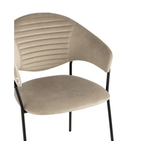 Стул Алексис велюр капучино