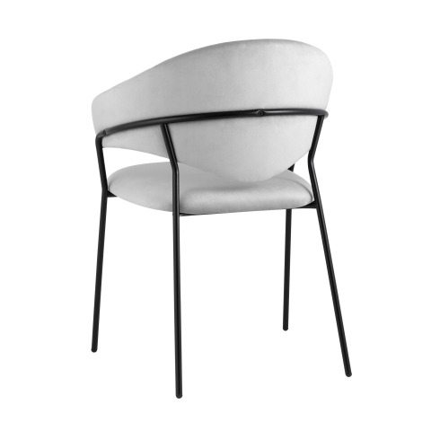 Стул Алексис велюр серый