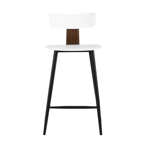 Стул полубарный ANT белый