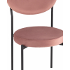 Стул Барбара велюр пыльно-розовый