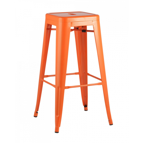 Стул барный TOLIX style оранжевый глянцевый