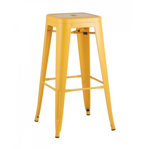 Стул барный TOLIX style желтый глянцевый