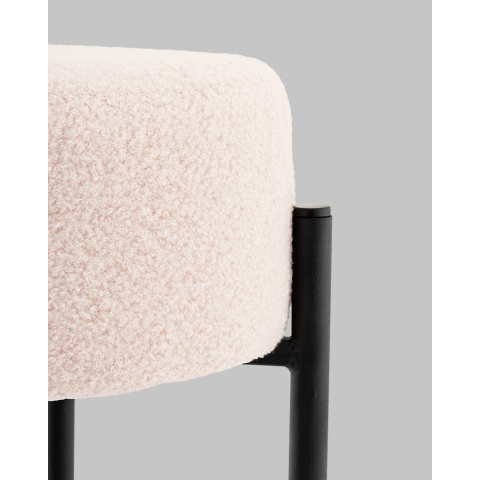 Стул барный Беккет букле бежевый