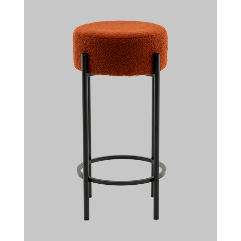 Стул барный Беккет букле терракотовый