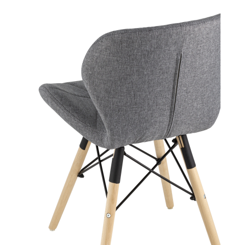 Стул Бон рогожка темно-серый