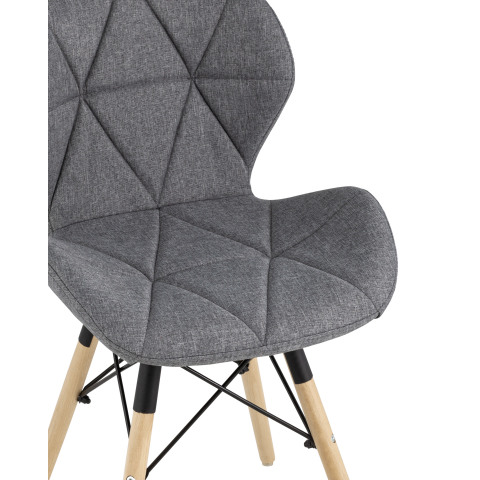 Стул Бон рогожка темно-серый