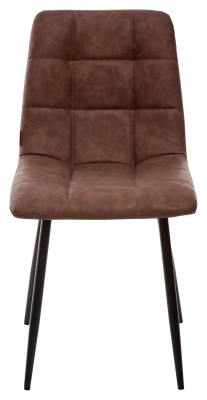 Стул CHILLI RU-05 коричневый винтаж, экокожа PU