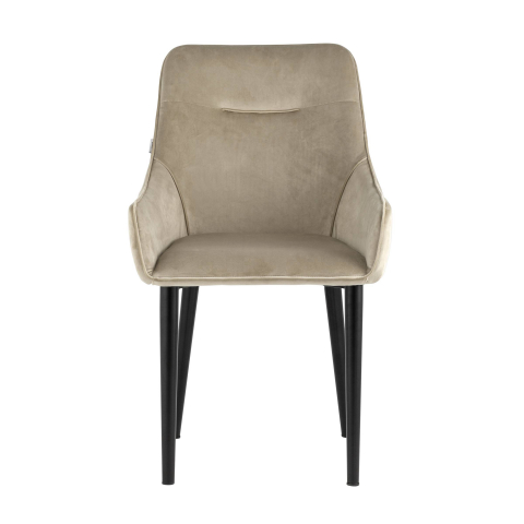 Стул Джоан велюр бежевый