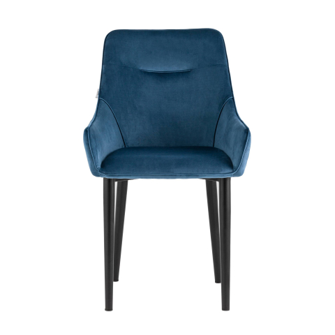 Стул Джоан велюр пыльно-синий