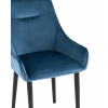 Стул Джоан велюр пыльно-синий