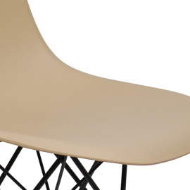 Стул Eames M кремовый