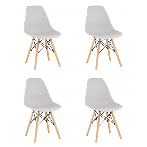 Стул Style DSW светло-серый x4