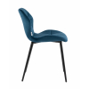 Стул Эдвин велюр синий