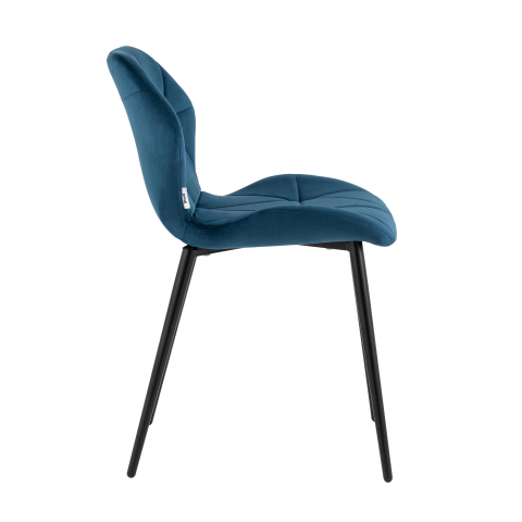 Стул Эдвин велюр синий