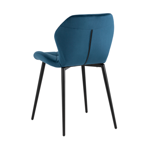 Стул Эдвин велюр синий