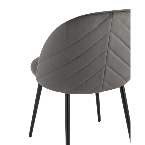 Стул Фолио велюр тёмно-серый