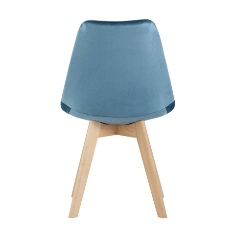 Стул FRANKFURT велюр синий