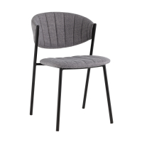 Стул Харпер ткань рогожка серый