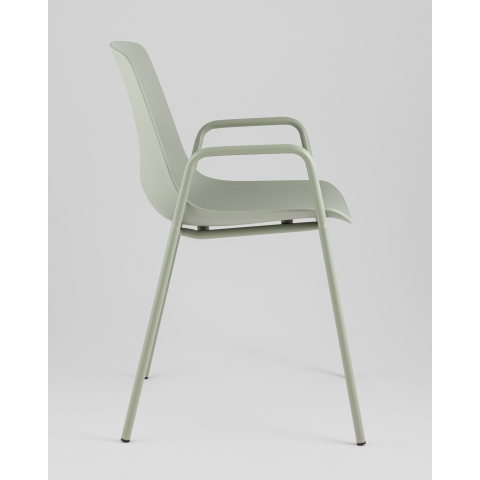 Стул Kaira пластик серо-зеленый