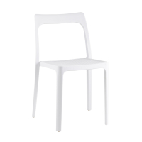 Стул обеденный Марти пластиковый белый