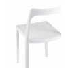 Стул обеденный Marty пластиковый белый