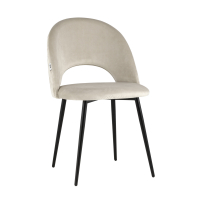 Стул Меган New (новая модель) велюр с ромбами бежевый