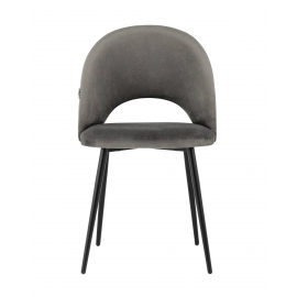 Стул Меган велюр тёмно-серый