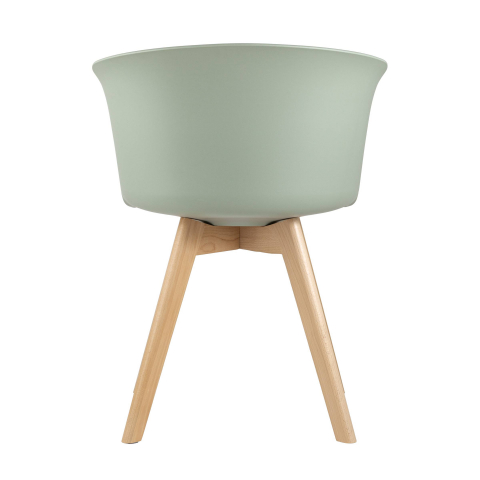 Стул Blossom с подушкой серо-зеленый