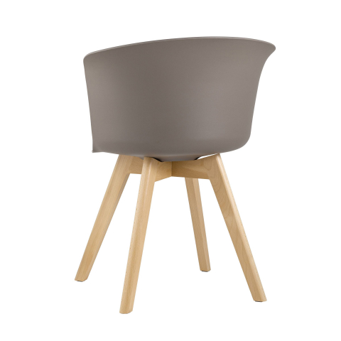 Стул Blossom с подушкой темно-бежевый