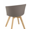 Стул Blossom с подушкой темно-бежевый