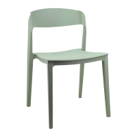 Стул Moris пластик серо-зеленый